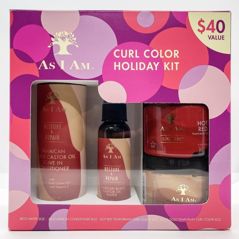 As I Am Curl Color Starter Kit Holiday Gift Set - 4pc